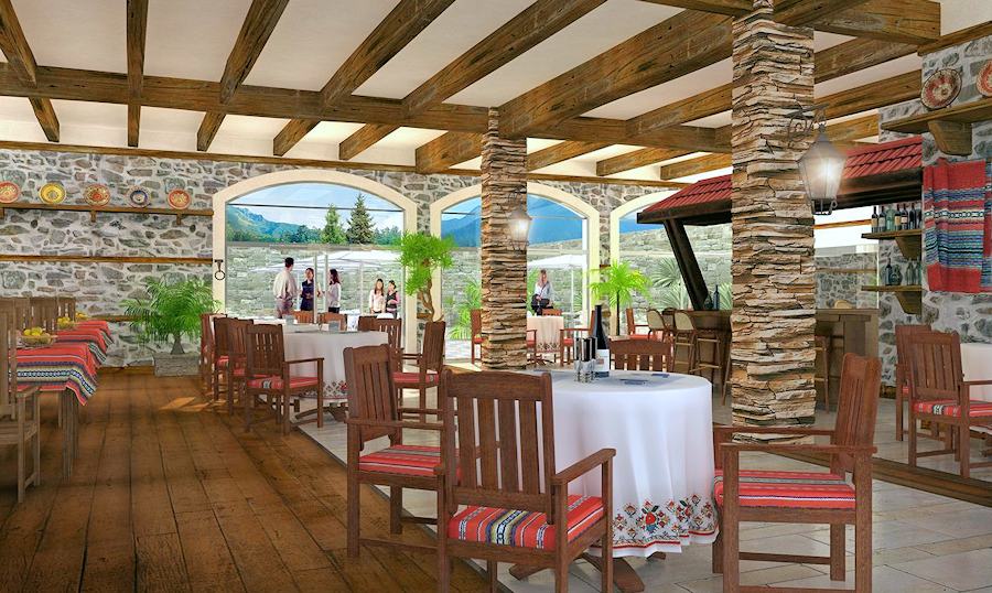 Bebauungsvorschlag Hotel mit Restaurant