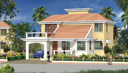 Häuser Villen Villa in Candolim Goa Indien kaufen