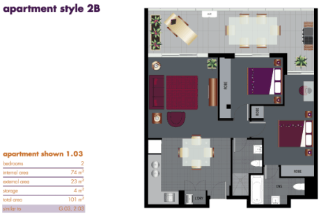 Eigentumswohnung mit Balkon in Sydney Australien