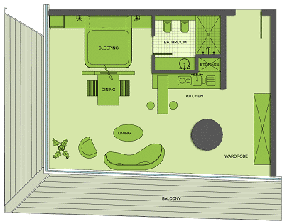 Apartment in Dubai Sports City Kapitalanlage