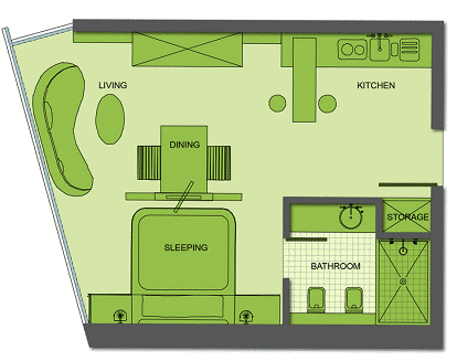 Appartement in Dubai Sports City Kapitalanlage