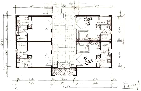 Grundrisse der Apartments auf Bonaire