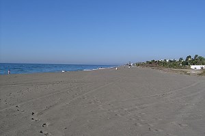 Strand von El Saladillo direkt vor dem Haus
