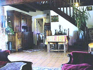 Wohnzimmer vom Landsitz bei Moulins Frankreich