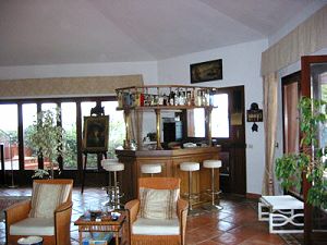 Wohnbereich der Villa