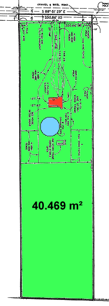 Grundstck der Pferderanch mit Einfamilienhaus in Fort Myers Florida