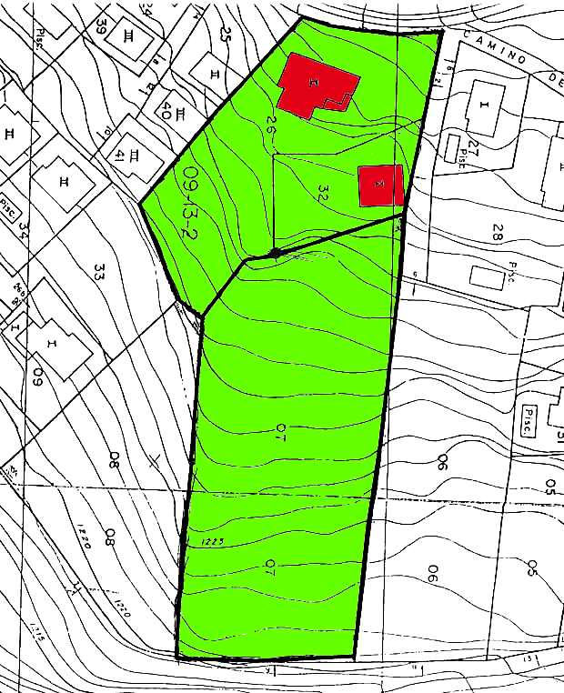 Grundst�ck vom Einfamilienhaus in Cercedilla bei Madrid Spanien Zentralspanien