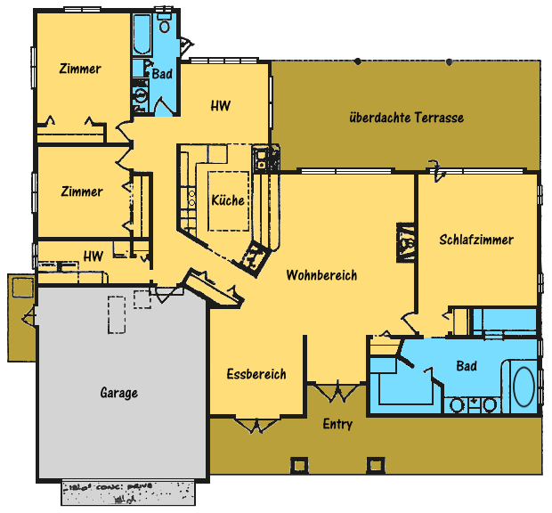 Einfamilienhaus der Pferderanch