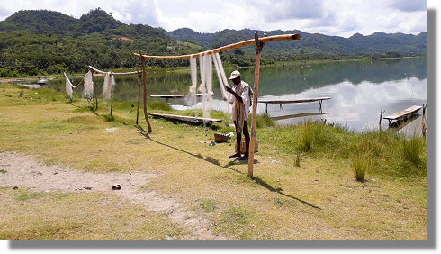 Bosomtwe Lake in Ghana Bosomtwe Lake in Ghana