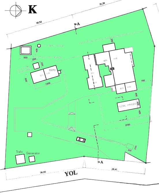 Grundstck vom Wohnhaus Villa mit Meerblick in der Trkei Izmir Mordogan