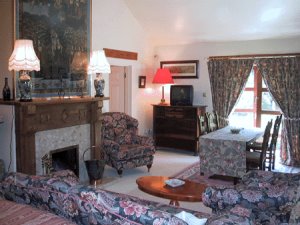 Wohnbereich vom Bauernhaus in Irland