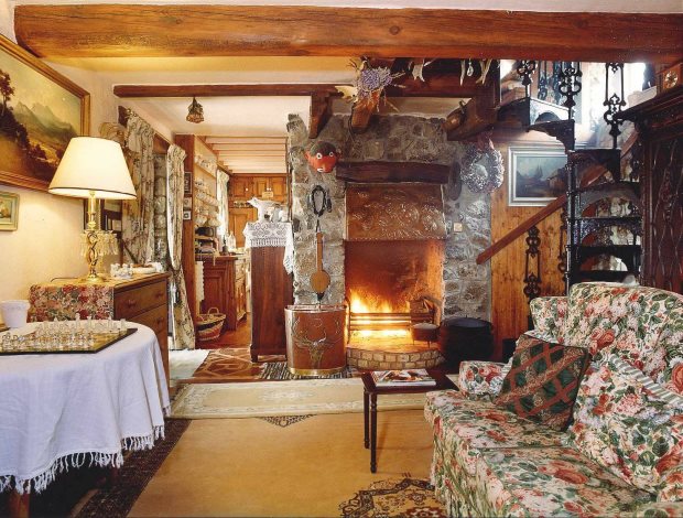 Wohnbereich der Cottage bei Mullingar Irland