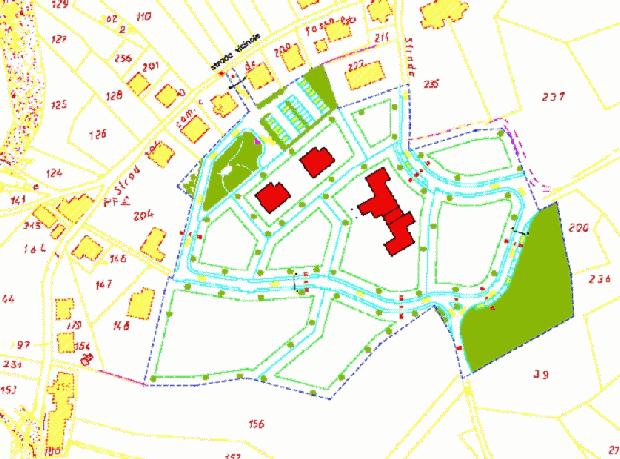 Bauplatz der Huser und Villen der Region Emilia-Romagna Italien