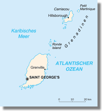 Immobilien auf der Insel Grenada der Kleinen Antillen