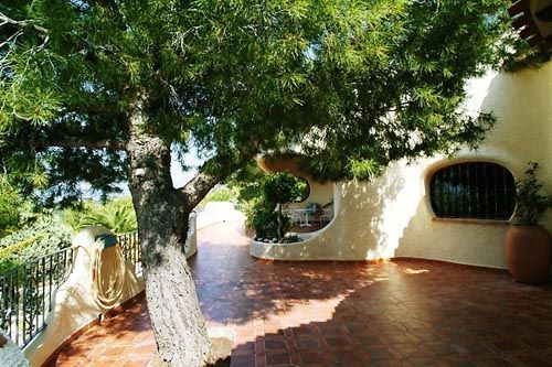 Terrasse der Villa