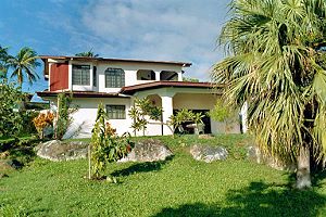 Ferienhaus am Meer auf Tobago in der Karibik