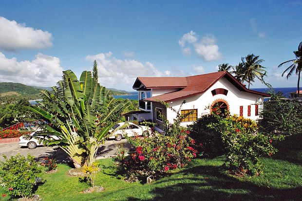 Einfamilienhaus Ferienhaus am Meer auf Tobago in der Karibik