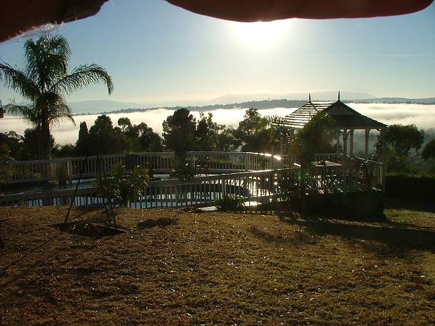 Panoramablick vom Wohnhaus