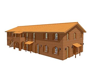 Gasthof im Neubau in Italien