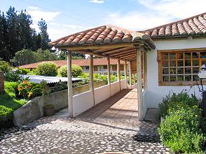 Ferienanlage am Cuicocha in Ecuador