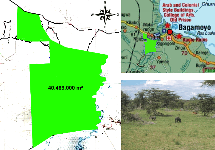 Tansania Bagamoyo Farm Farmland Grundstck zum Kaufen