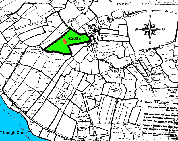 Grundstück vom Landhaus in Irland Grundstück vom Landhaus in Irland