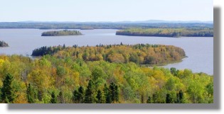 Grundst�ck am Lac Macamic von Quebec Kanada