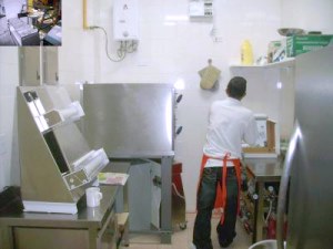 Laden Geschft im Food-Court von Panama-Stadt