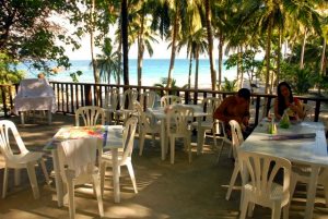 Restaurant vom Resort auf Mindoro