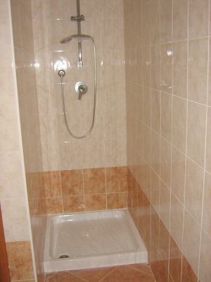 Dusche im Einfamilienhaus