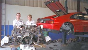 Hebebhnen in der Autowerkstatt