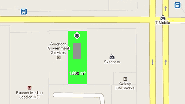 Grundstck der Autowerkstatt