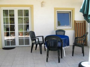 Terrasse vom Einfamilienhaus