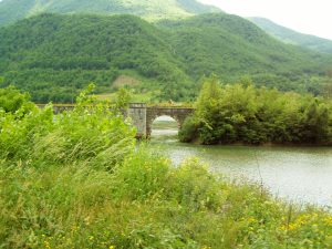 Fluss Drina in Bosnien