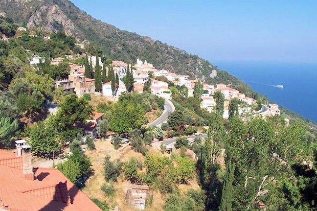 Ambelos der Insel Samos Wohnhaus mit Meerblick