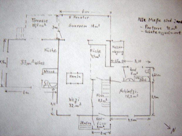 Erdgeschoss vom Ferienhaus Erdgeschoss vom Ferienhaus