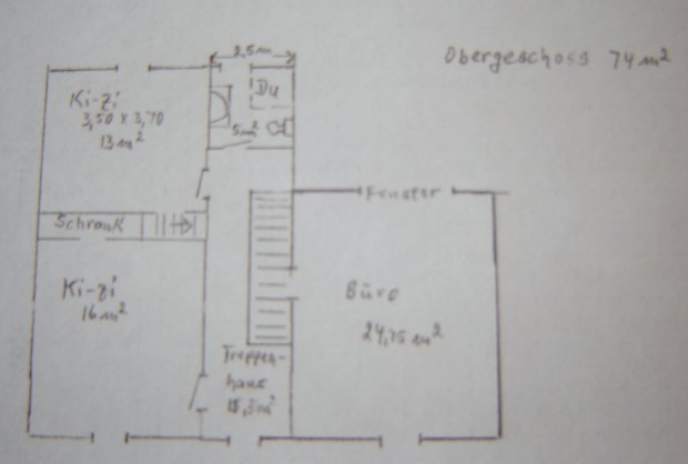 Obergeschoss vom Ferienhaus Obergeschoss vom Ferienhaus