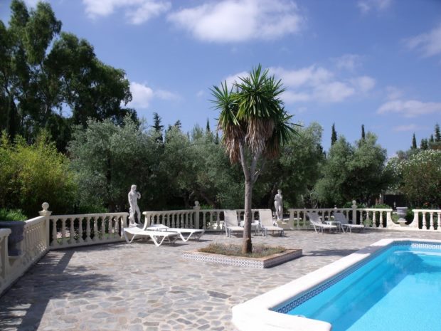 Terrasse Pool-Deck der Villa