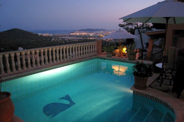 Ibiza Haus mit Pool und Meerblick