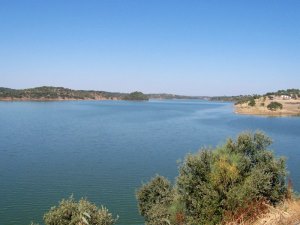 der Stausee unweit vom Ferienhaus