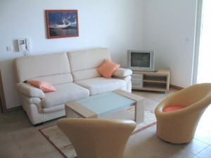 Wohnzimmer der Ferienwohnung