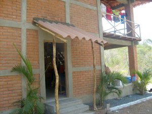 Eingang zum Ferienhaus