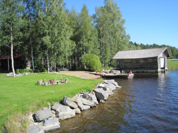 Bootshaus vom Ferienhaus am Orivesi See in Finnland Bootshaus vom Ferienhaus am Orivesi See in Finnland