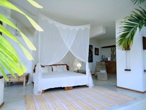 Schlafzimmer im Ferienhaus auf Barbados