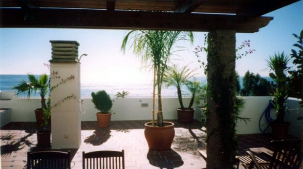 Apartment mit groer Terrasse und Meerblick