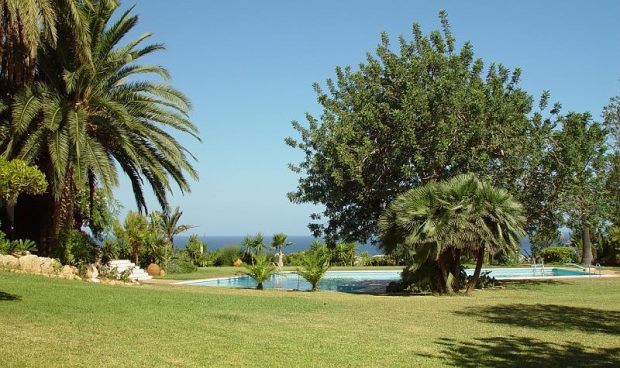 Grundstck der Luxusvilla auf Ibiza