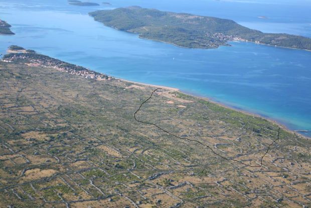 Baugrundstcke bei Jadrija am Meer in Kroatien