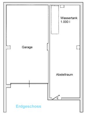 Erdgeschoss vom Ferienhaus