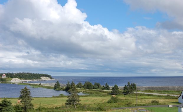 Ausblick vom Ferienhaus