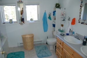 Badezimmer vom Ferienhaus bei Liverpool